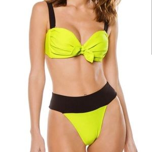 Montce Swim Chartreuse Emma & Tamarindo Bikini Set